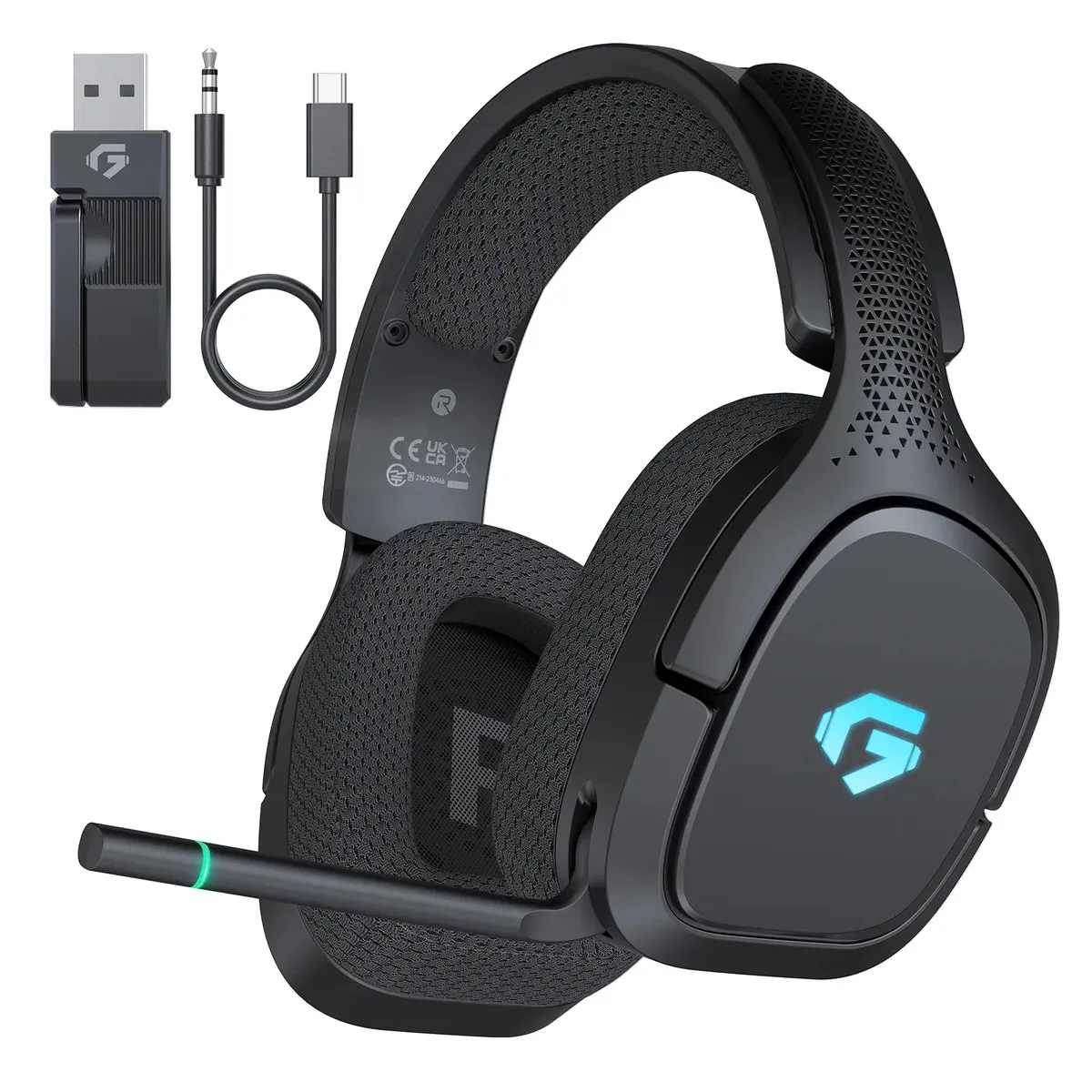 Miniatura de Fone De Ouvido Headset Gamer Sem Fio Olafvi Captain 700 Pro Over-ear Microfone Cancelamento Ruído Pc Videogame