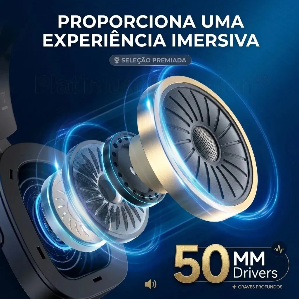 Miniatura de Fone De Ouvido Headset Gamer Sem Fio Olafvi Captain 700 Pro Over-ear Microfone Cancelamento Ruído Pc Videogame